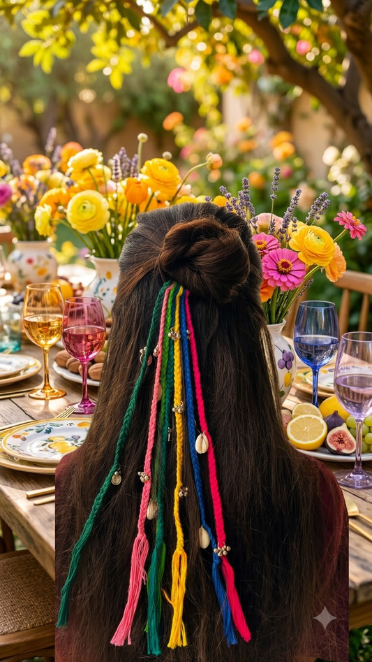 Rangilo Raas Hair Braids