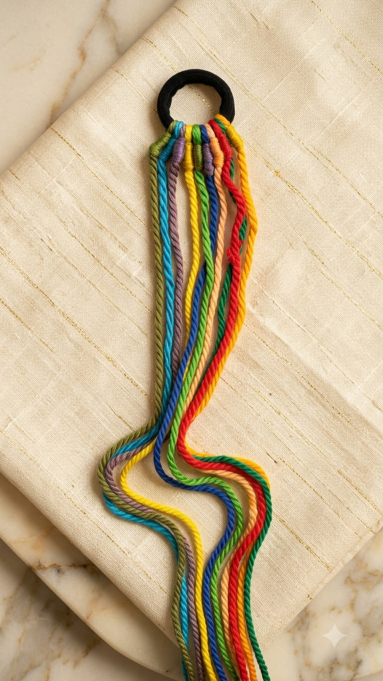 Rangilo Raas Hair Braids