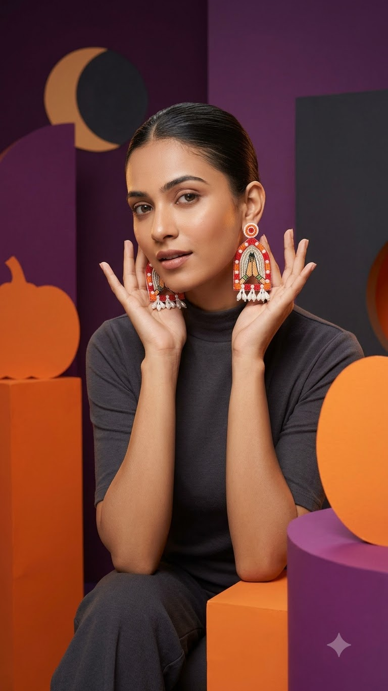 Namaste Beaded Handcrafted Earrings