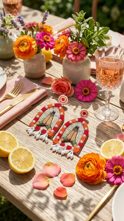 Namaste Beaded Handcrafted Earrings