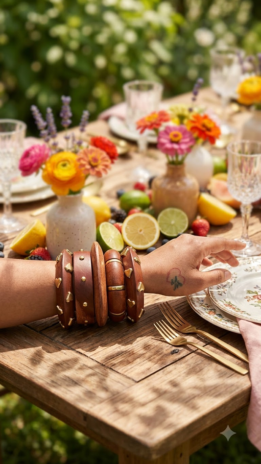 Handmade Wooden Bangles