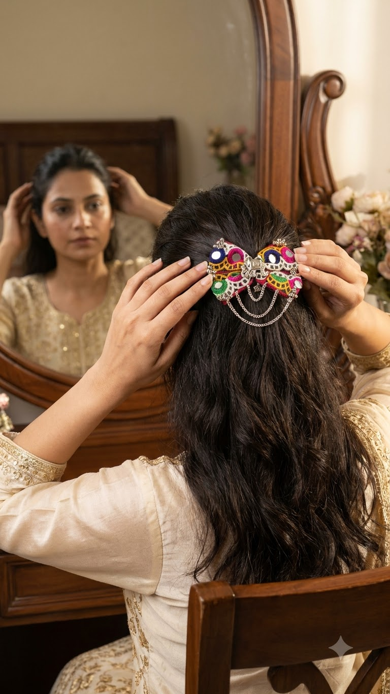Mirror Magic Butterfly Hair Accessory
